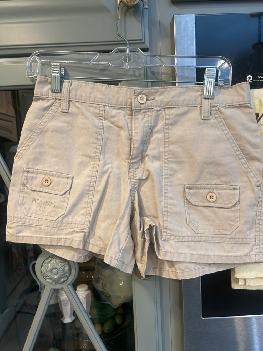 Polo by Ralph Lauren Beige Cargo Pocket Women's Shorts 2